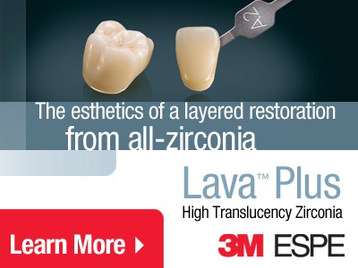 Lava™ Plus High Translucency Zirconia from 3M ESPE