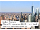 Nobel Biocare Global Symposium 2013
