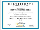 National Children’s Oral Health Foundation Asks, Are You a Dentist of Distinction?