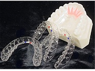 Red White and Blue Orthodontic Aligners