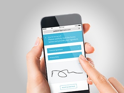Introducing Patient FastTrack: Registration in the palm of their hands!